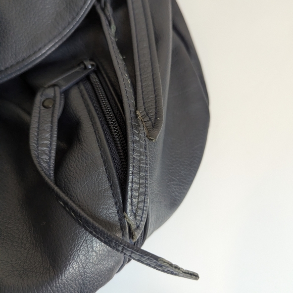 ACE Leather Goods Made in USA Hobo/Crossbody – Navy Leather Western - Picture 11 of 16